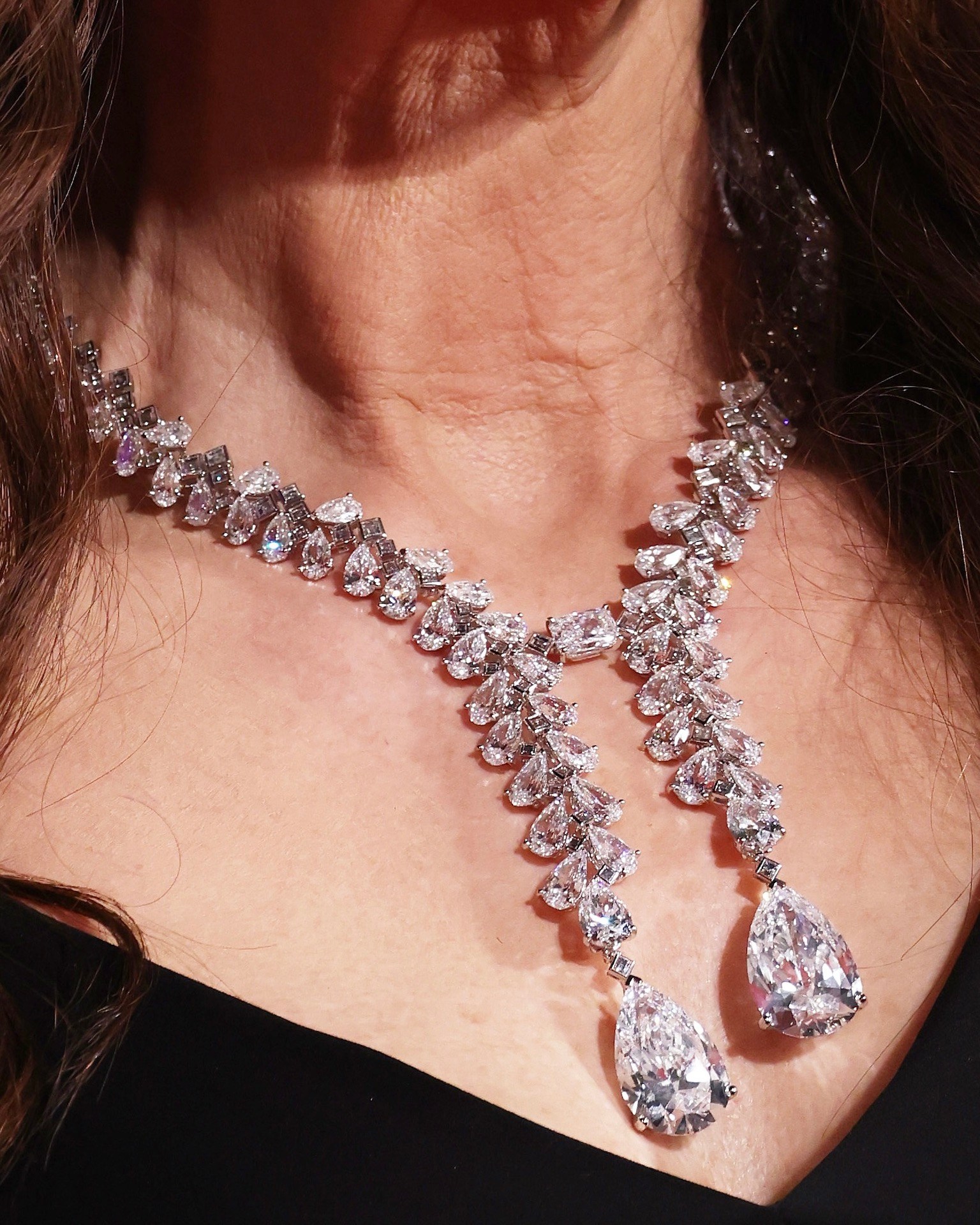 Monica Bellucci Wore a Cartier Diamond Necklace to the 2022 Venice Film Festival