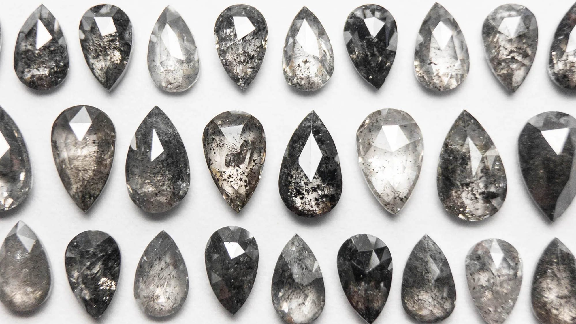 salt and pepper diamonds