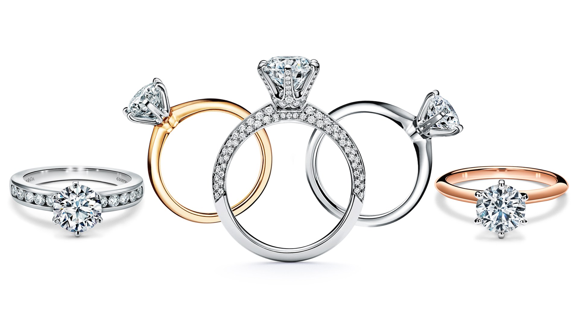 Tiffany & Co. Engagement Ring Settings (Courtesy of Tiffany & Co.)