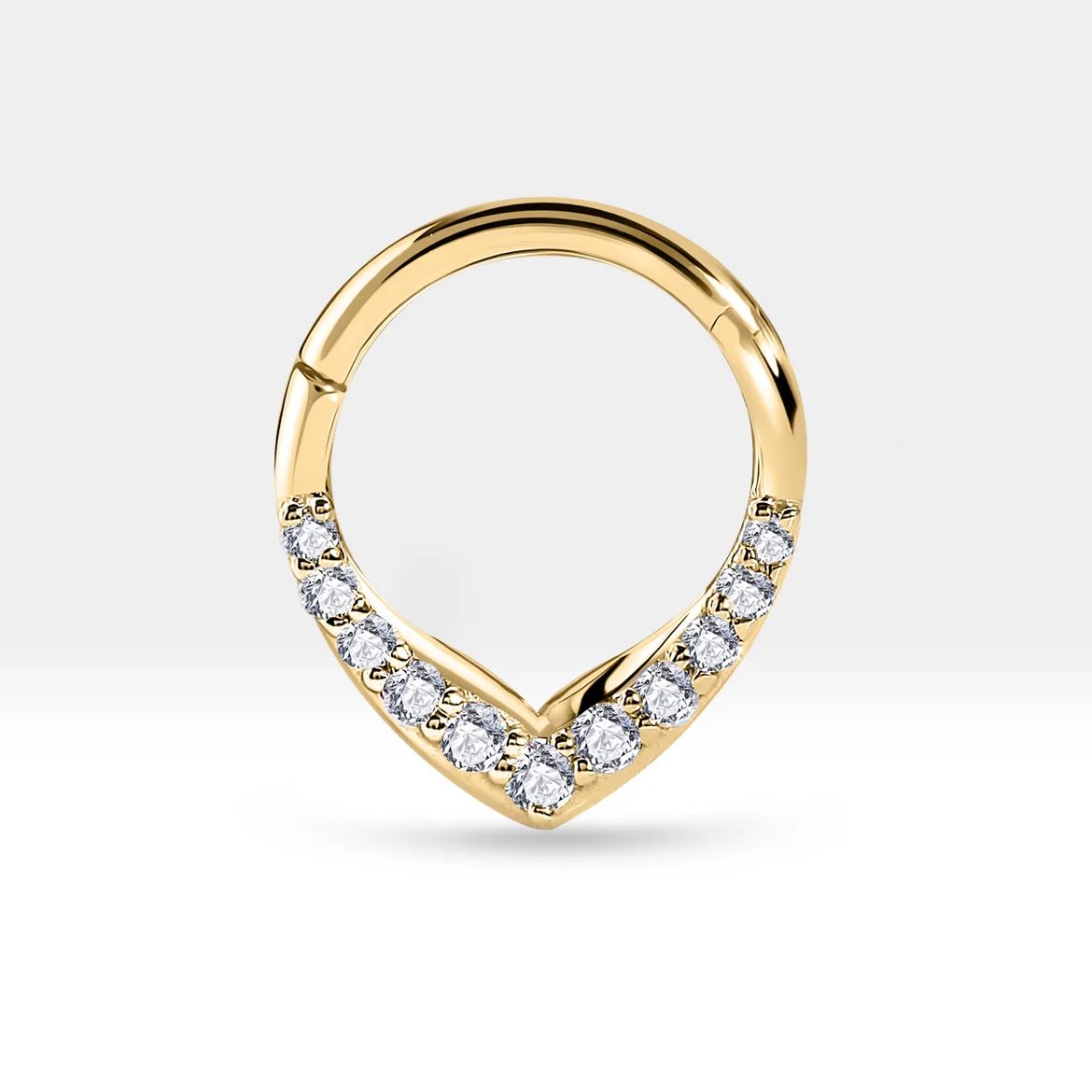diamond septum piercing