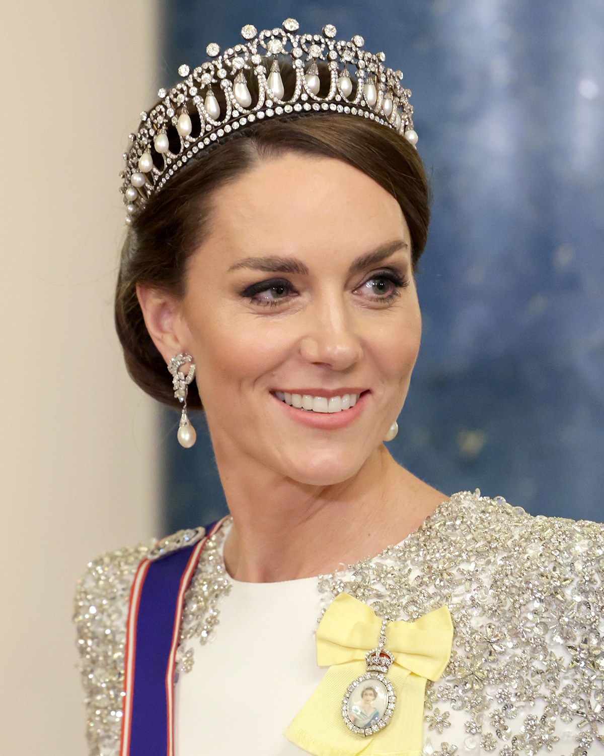 Queen Elizabeth II historic collection of royal tiaras Garrard Cambridge Lover's Knot Tiara Kate Middleton