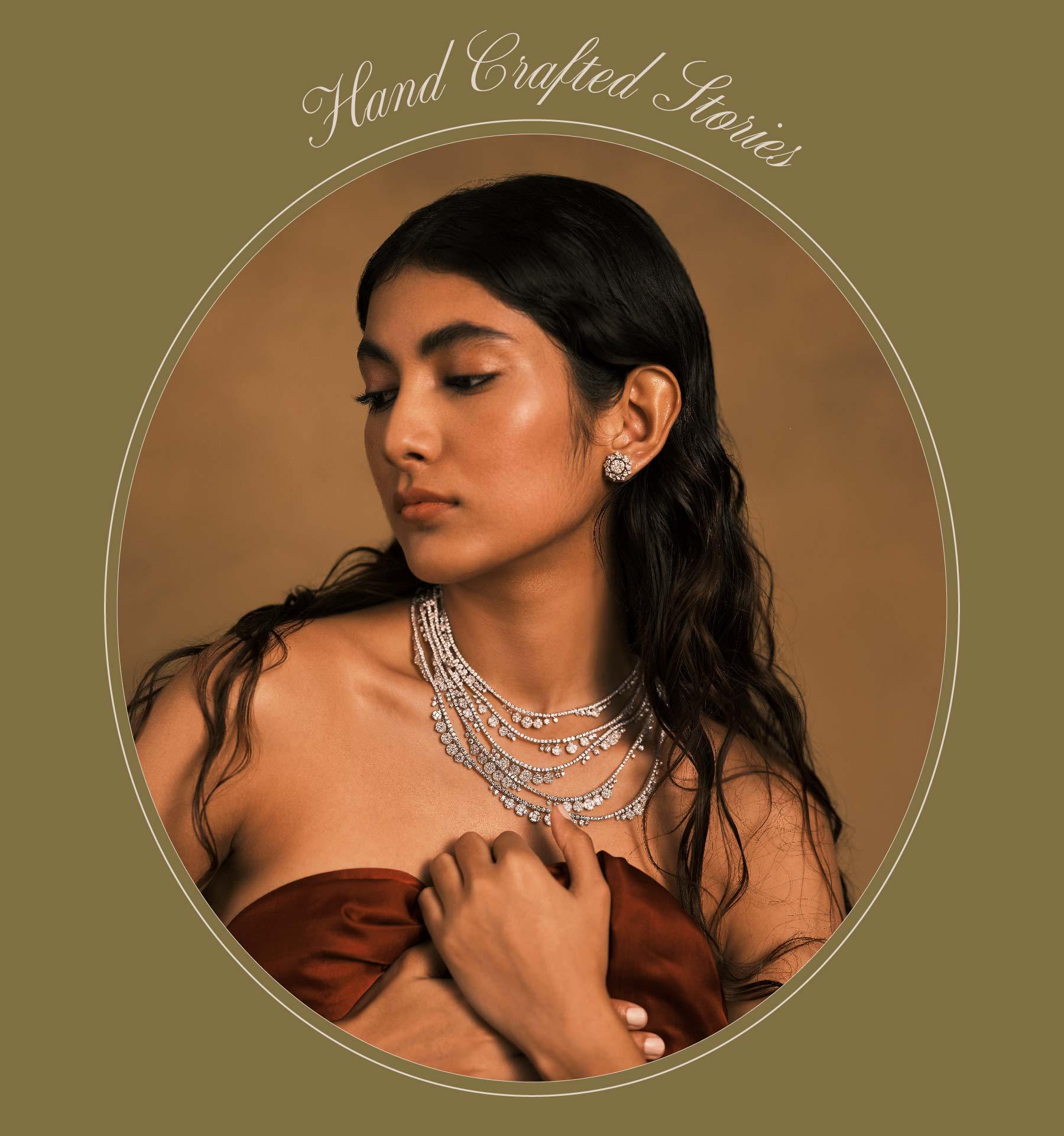 Maumita's Chic Look: Earrings, Necklace, Sari Ensemble Details 