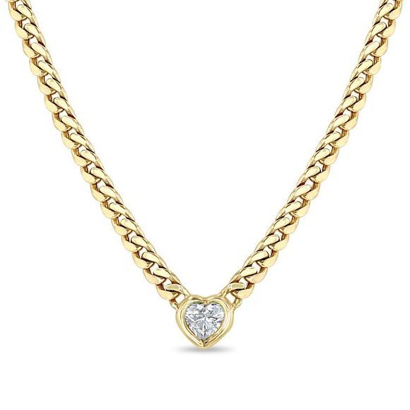 heart shaped natural diamond jewelry valentine's day gift guide ideas