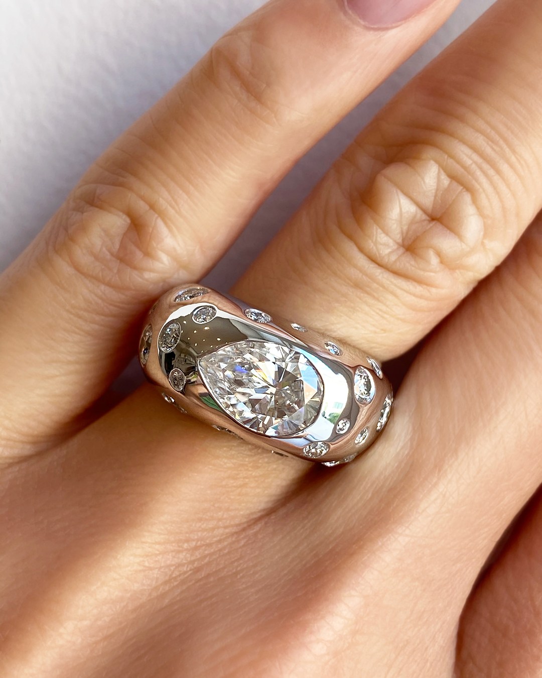 resetting natural diamond jewelry