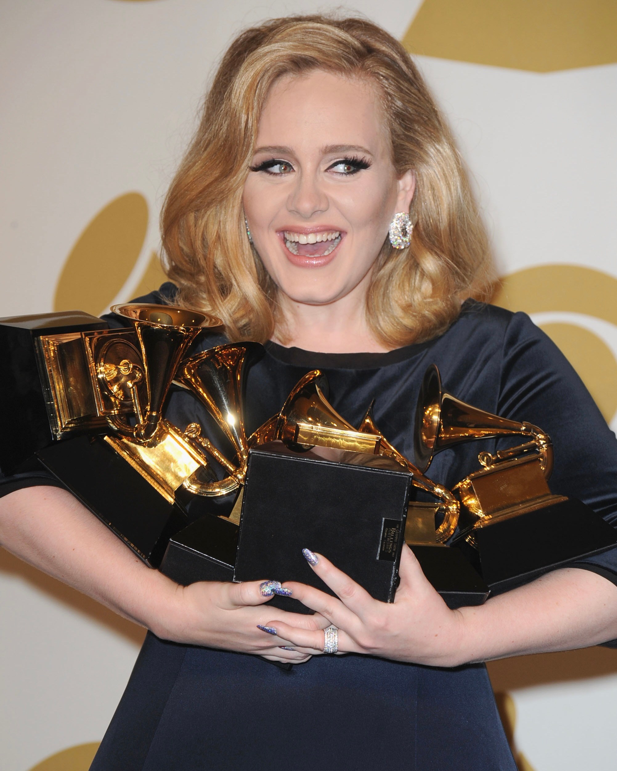 Adele at the 2012 Grammys Grammy Awards
