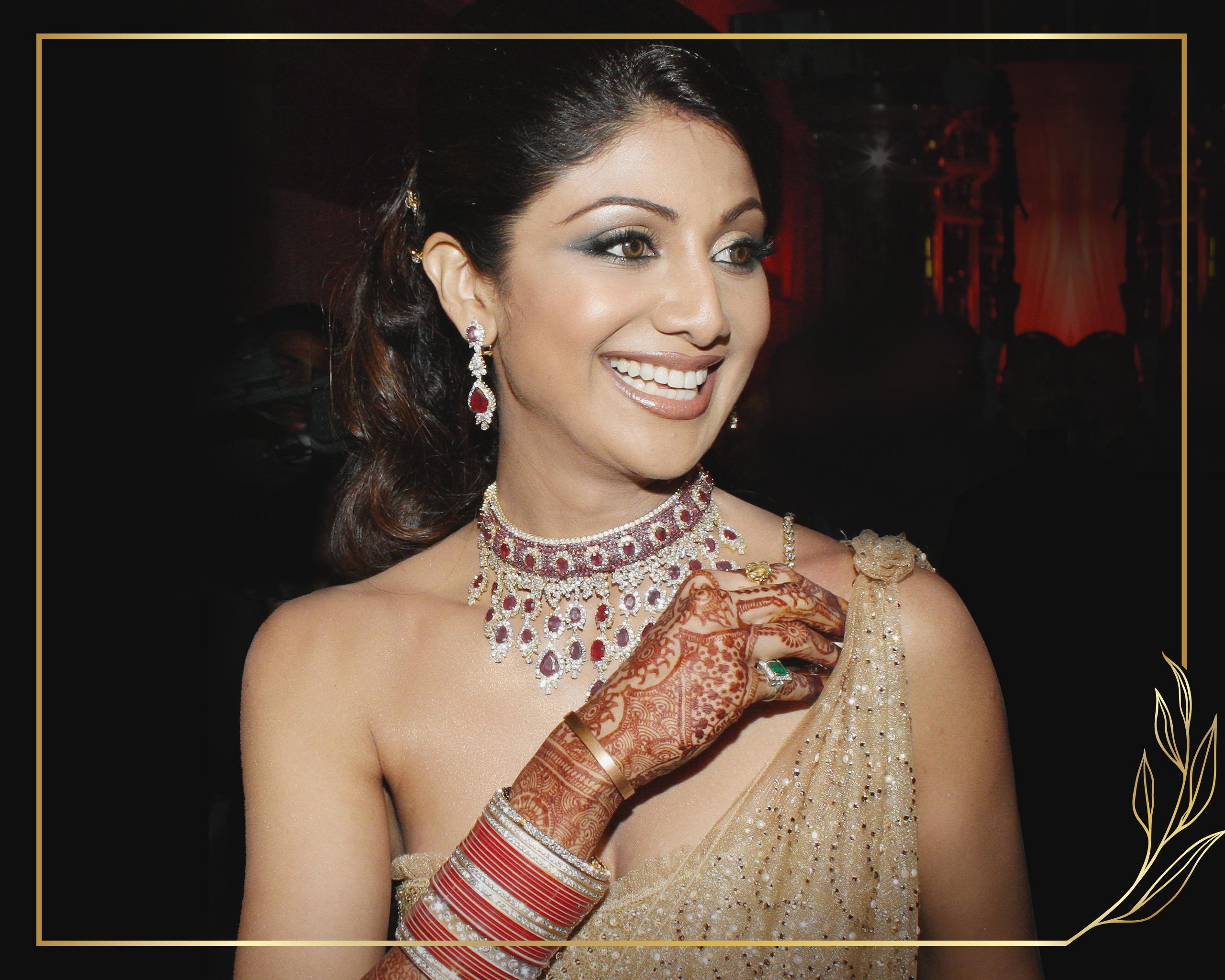 Shilpa Shetty in Natural Diamond Jewellery