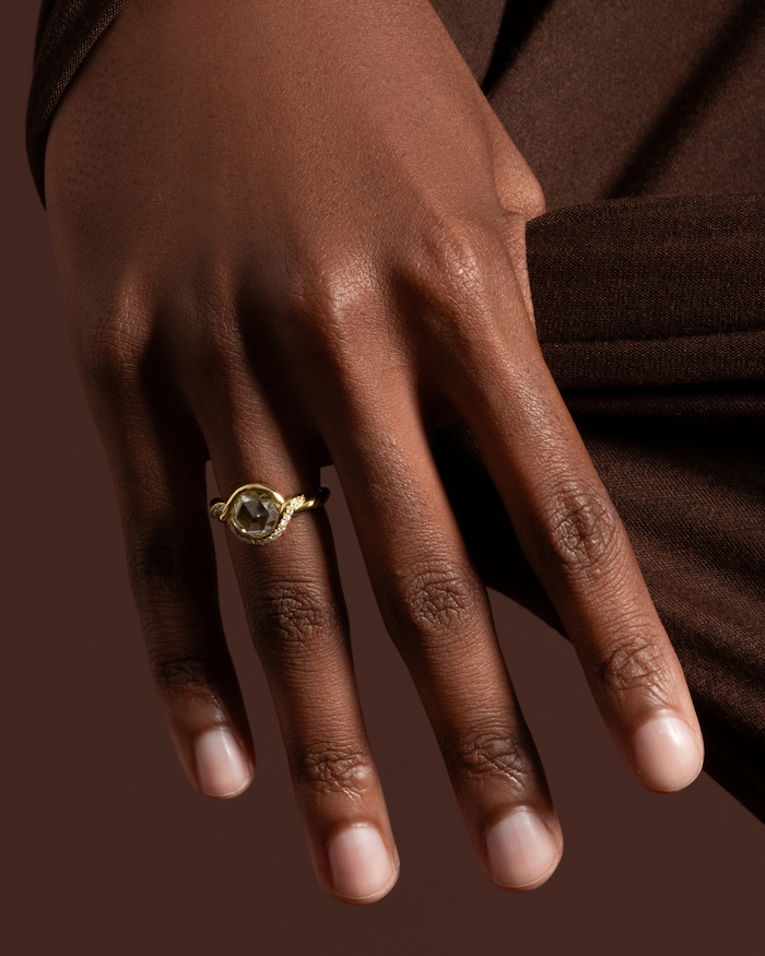 unique engagement rings: Mociun diamond ring