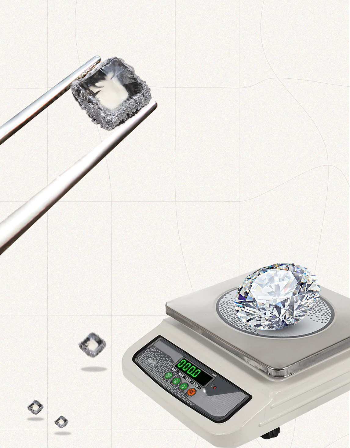 Diamond Weighing machine