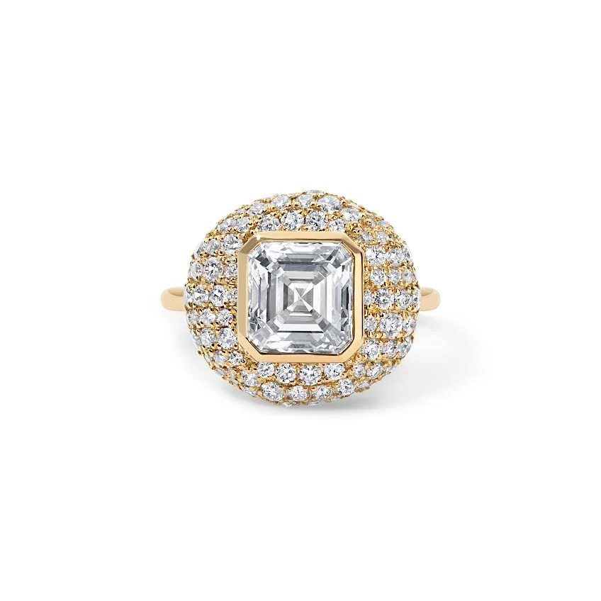Asscher cut ring