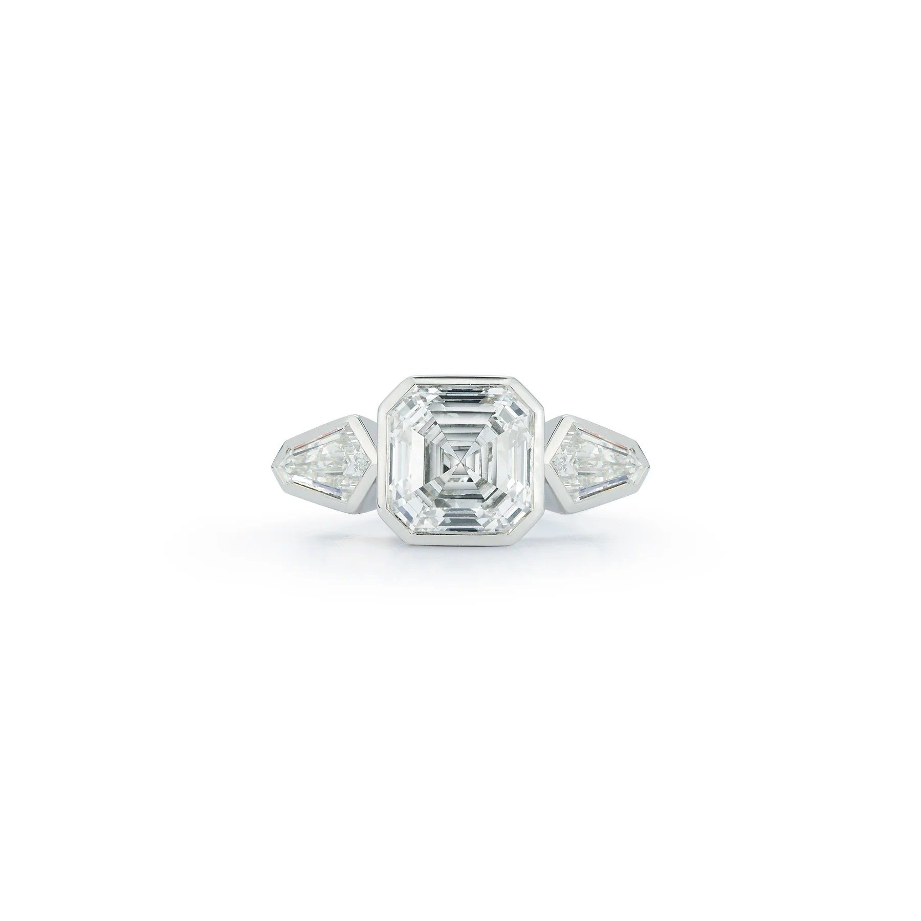 Asscher cut ring