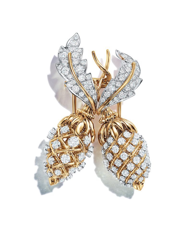 Fruit Jewelry Tiffany & Co. Schlumberger Two Fruit Brooch
