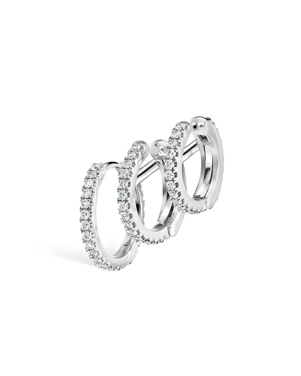 earring stacks: diamond ear cuff
