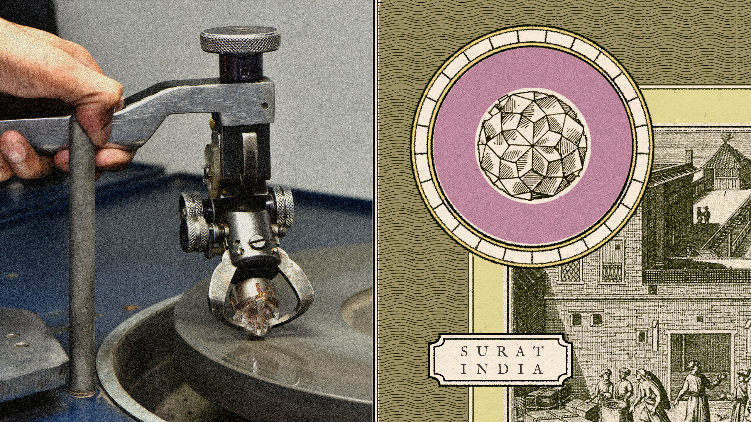 hubs of diamond polishing and trade.