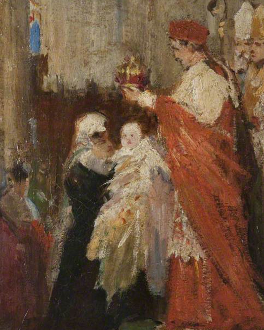 A portrait of Mary Queen of Scots' coronation
