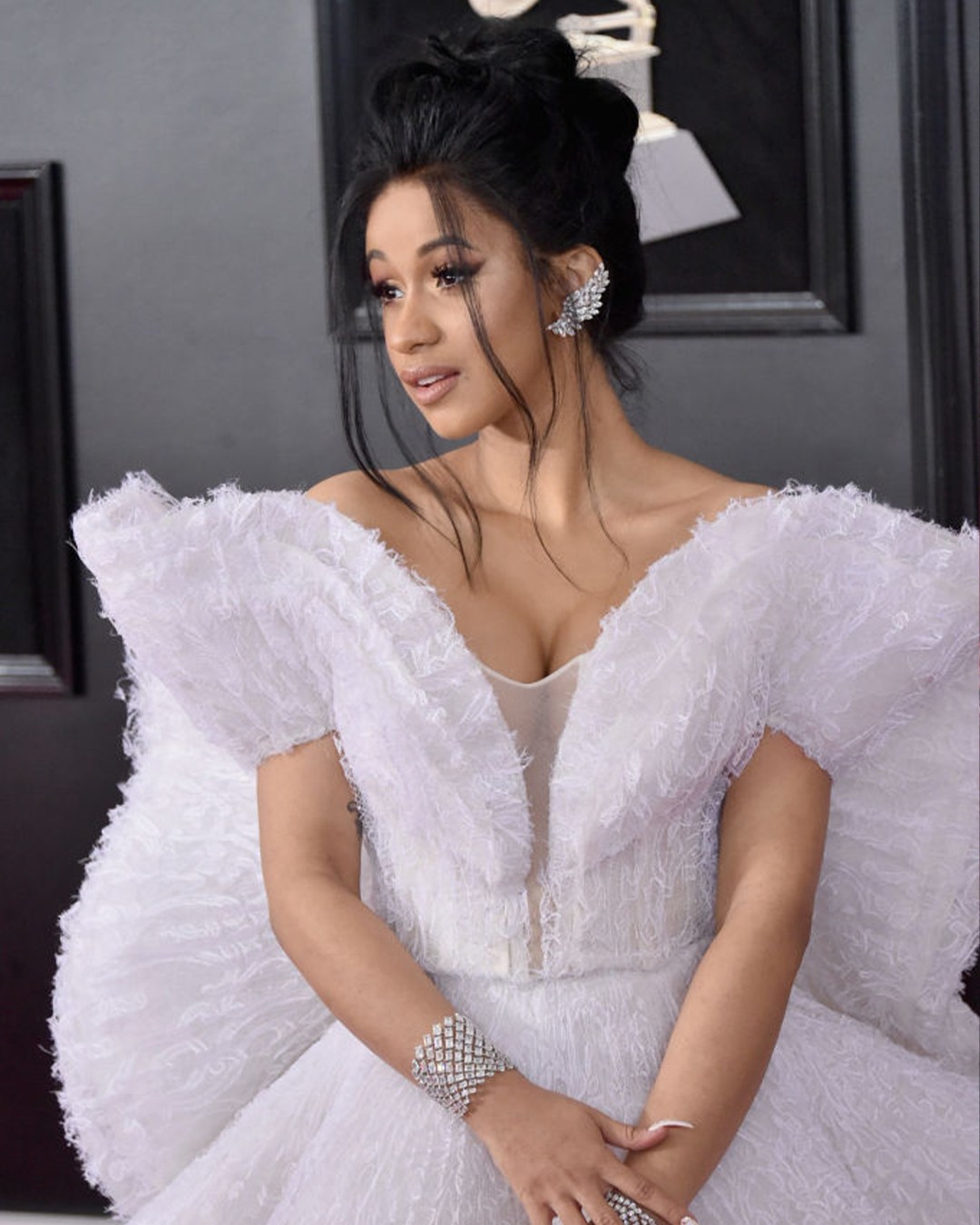 Cardi B at the 2018 Grammy Awards