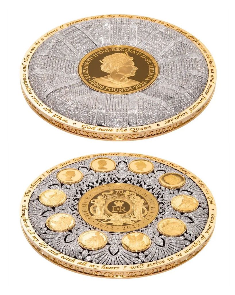 Coin Jewelry ‘The Crown Coin’ Queen Elizabeth II