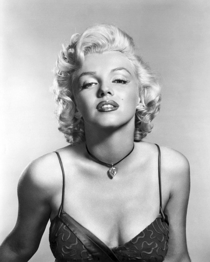 Movie Jewelry Marilyn Monroe wearing the Moon of Baroda. (Getty Images)