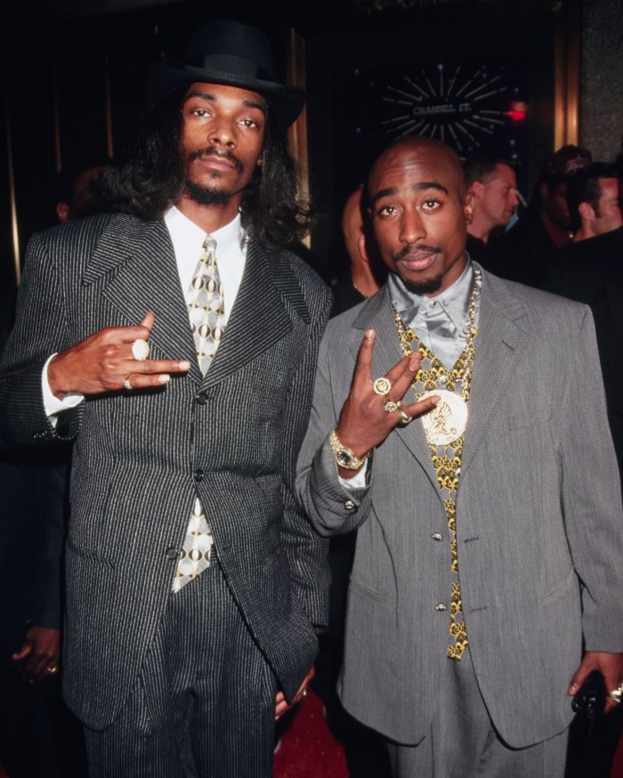 Men's Pinky RIngs Rappers Snoop Dogg and Tupac Shakur attending the 1996 MTV Video Music Awards.