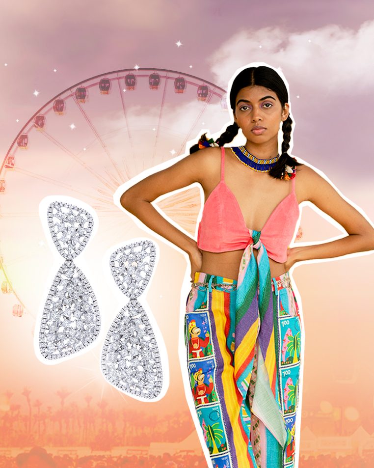 Teardrop Diamond Earrings and Boho-Chic Accessories