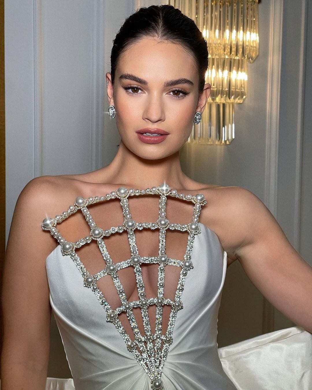 Lily James 2023 BAFTAs