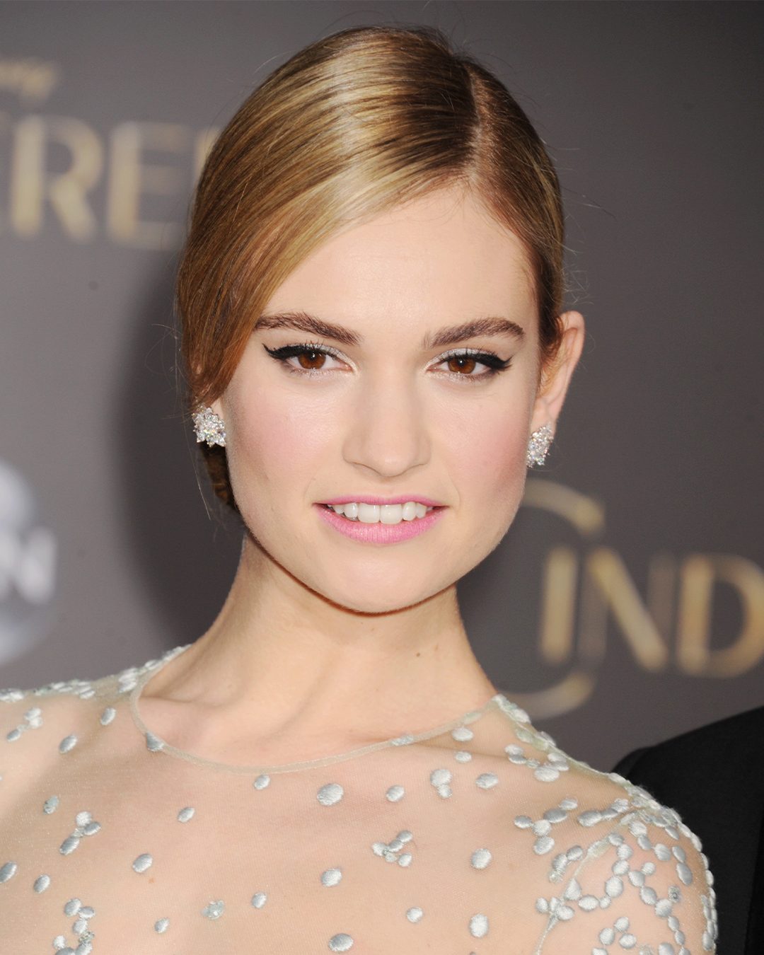Lily James Cinderella premiere