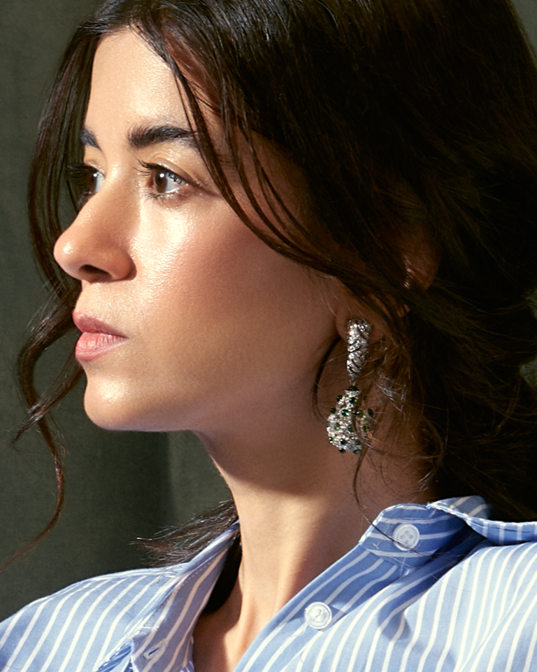 Saba azad Natural Diamond Earrings