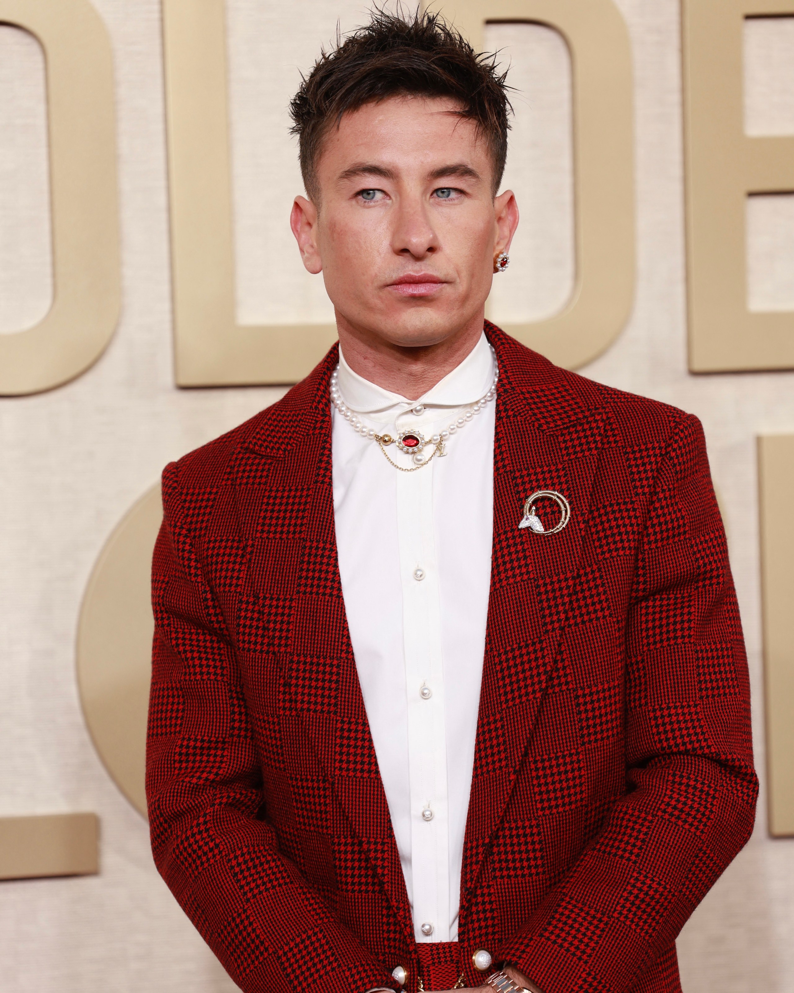 Barry Keoghan Wore Tiffany & Co. Jewelry to the 2024 Golden Globes