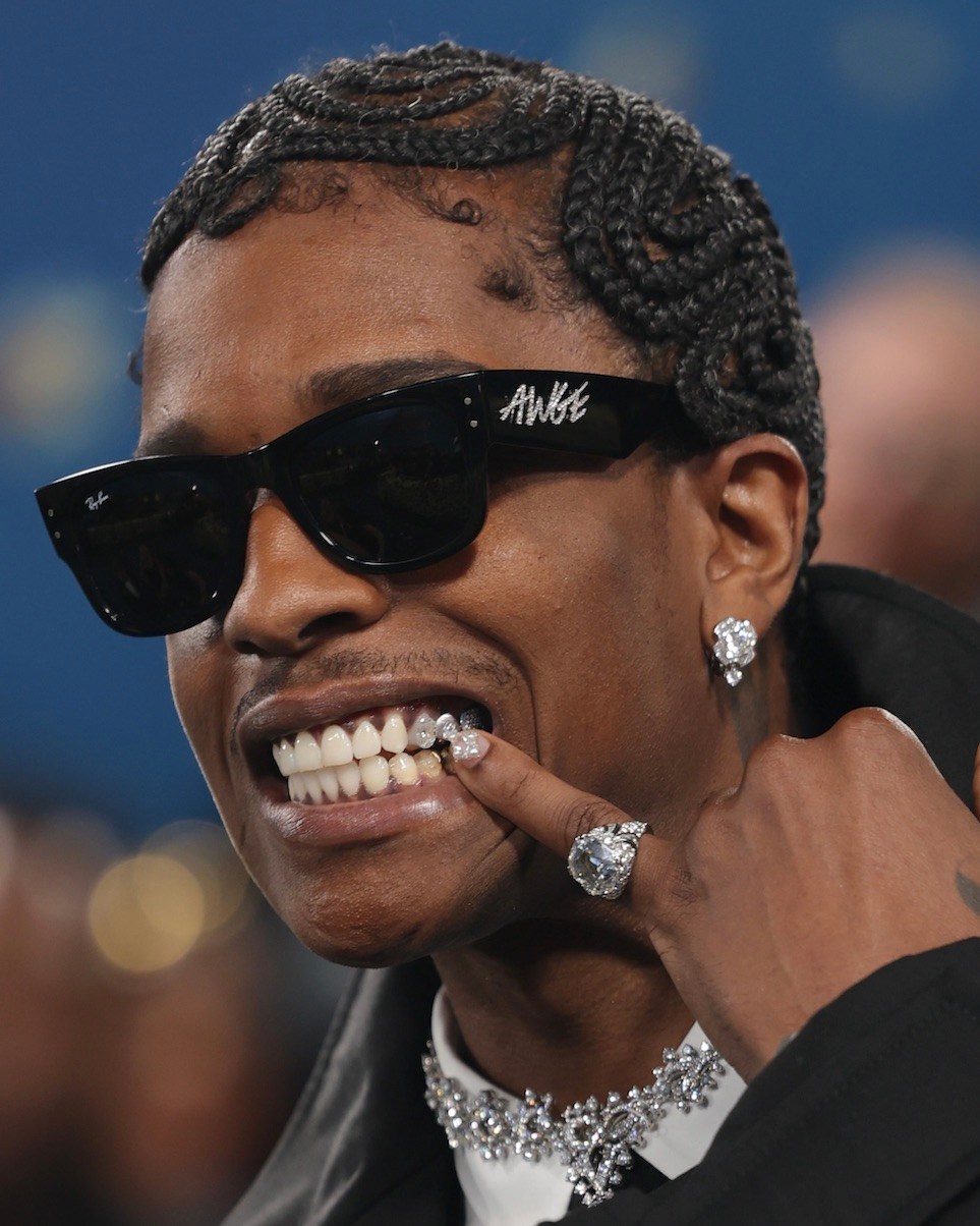 Diamond sunglasses ASAP rocky 2025 met gala