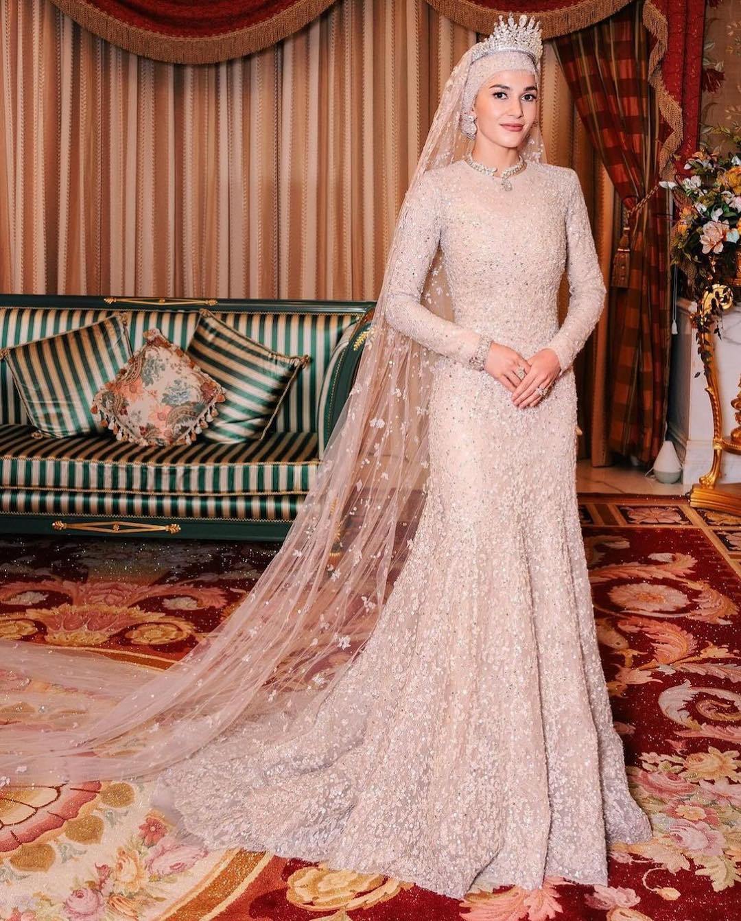 Brunei's royal wedding diamond jewellery