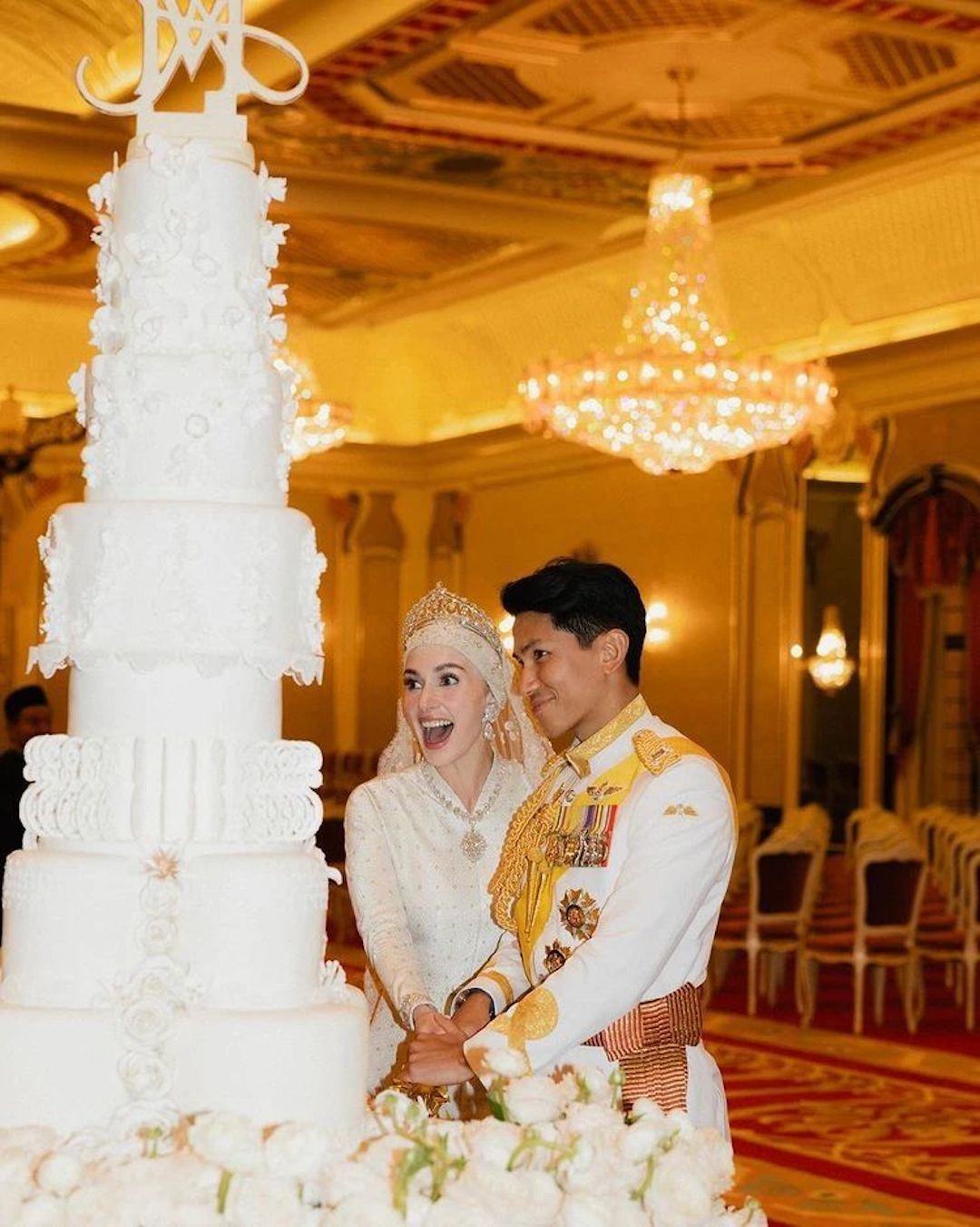 Princess Anisha's choice of diamond accessories for wedding