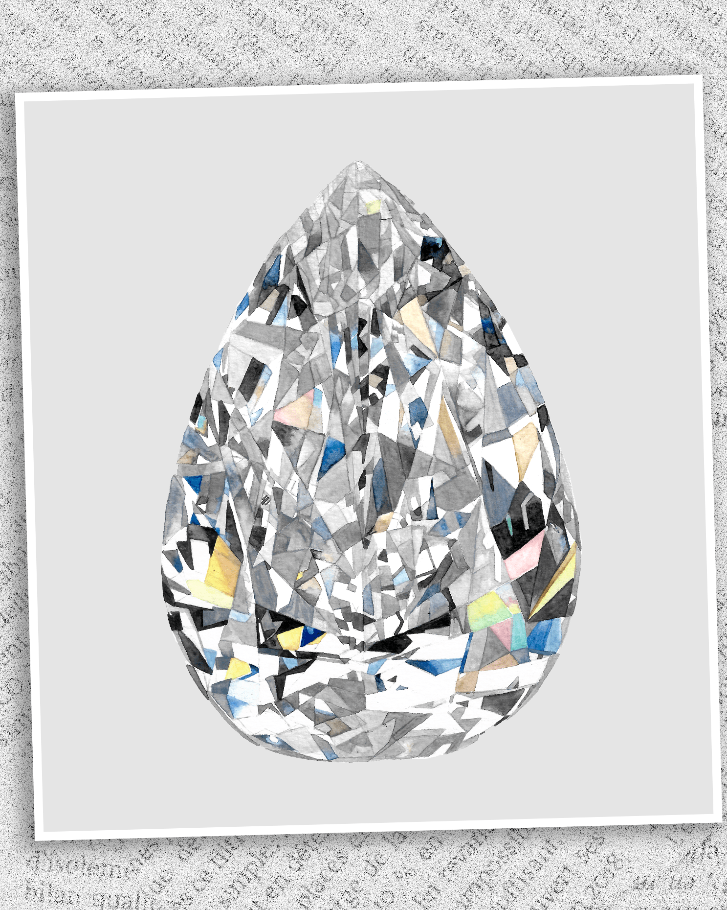 Illustration of De Beers Millennial Diamond