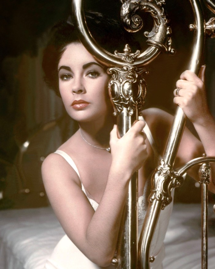Famous Movie Jewelry Elizabeth Taylor in the Film 'Cat On A Hot Tin Roof' by Richard Brook in 1958.