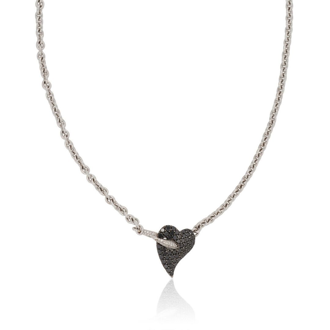 Elton John's Black Diamond Heart Pendant by Shaun Leane