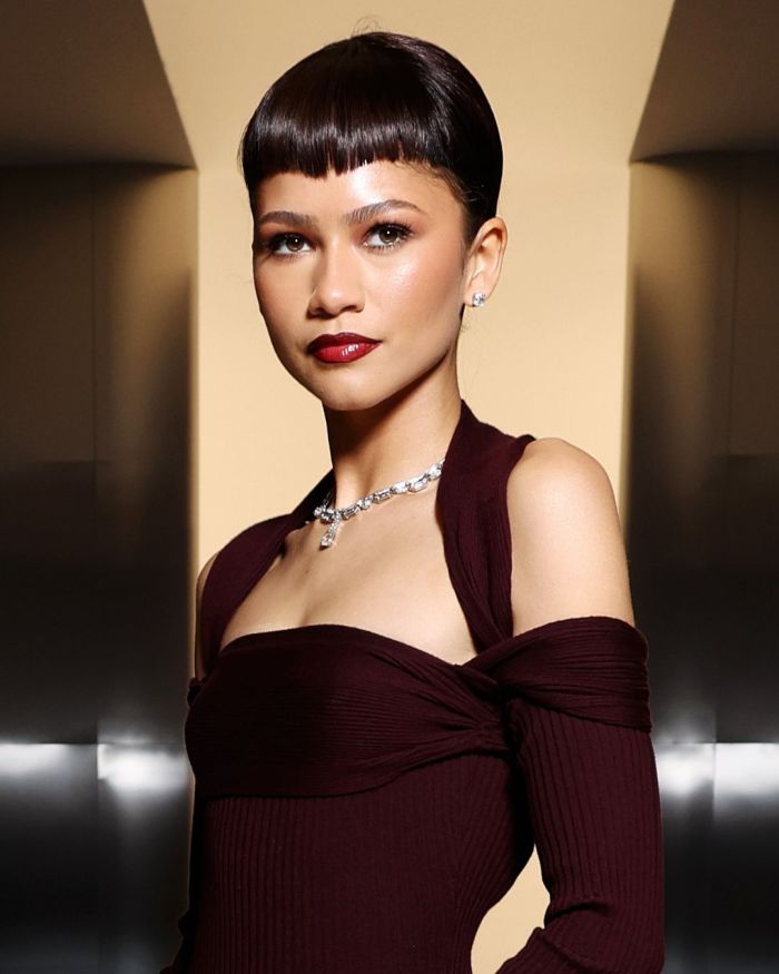 Zendaya Wore Bulgari Jewelry to the 2024 Fendi Haute Couture Show