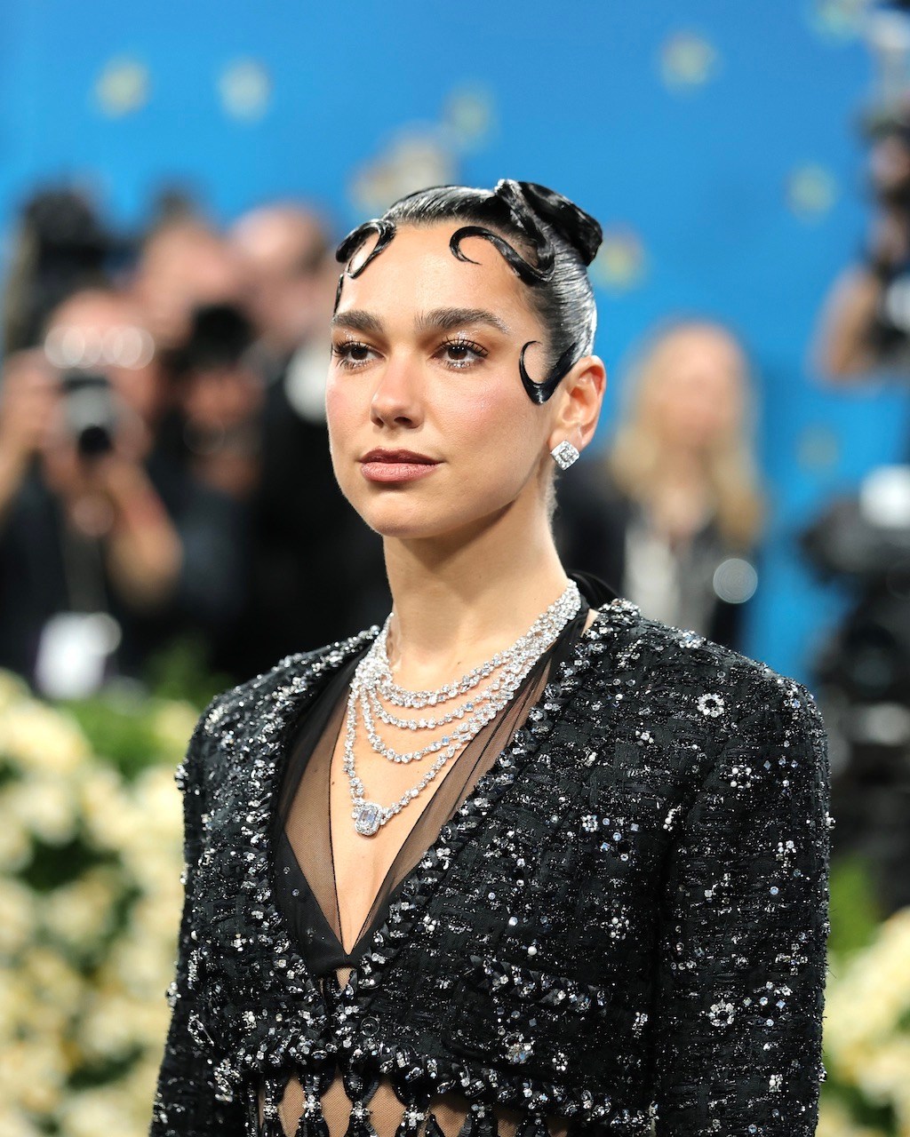 Dua Lipa attends the 2025 Met Gala Celebrating "Superfine: Tailoring Black Style" at Metropolitan Museum of Art on May 05, 2025. (Getty Images)