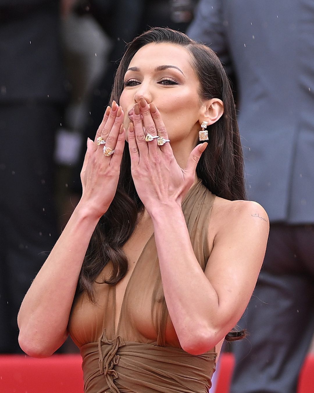 Bella Hadid Wore Chopard Yellow Diamonds to the 2024 Cannes Film Festival
