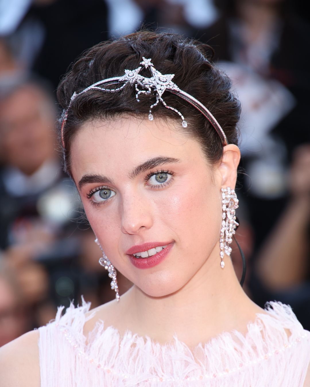 Margaret Qualley in Chanel diamond celestial jewelry