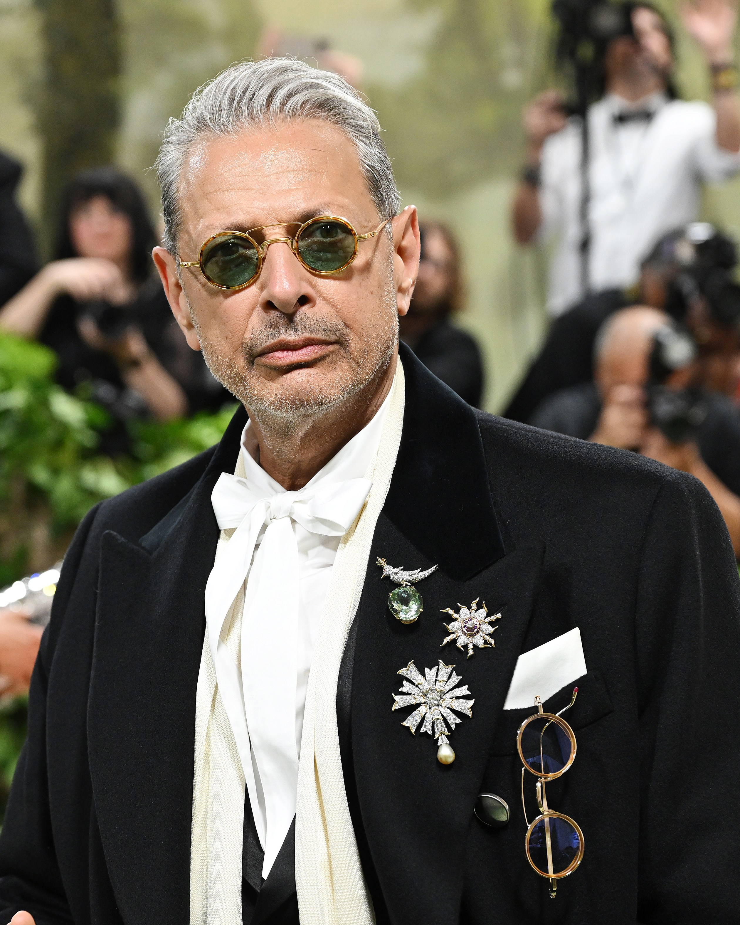Jeff Goldblum attends The 2024 Met Gala on May 06, 2024. (Getty Images)