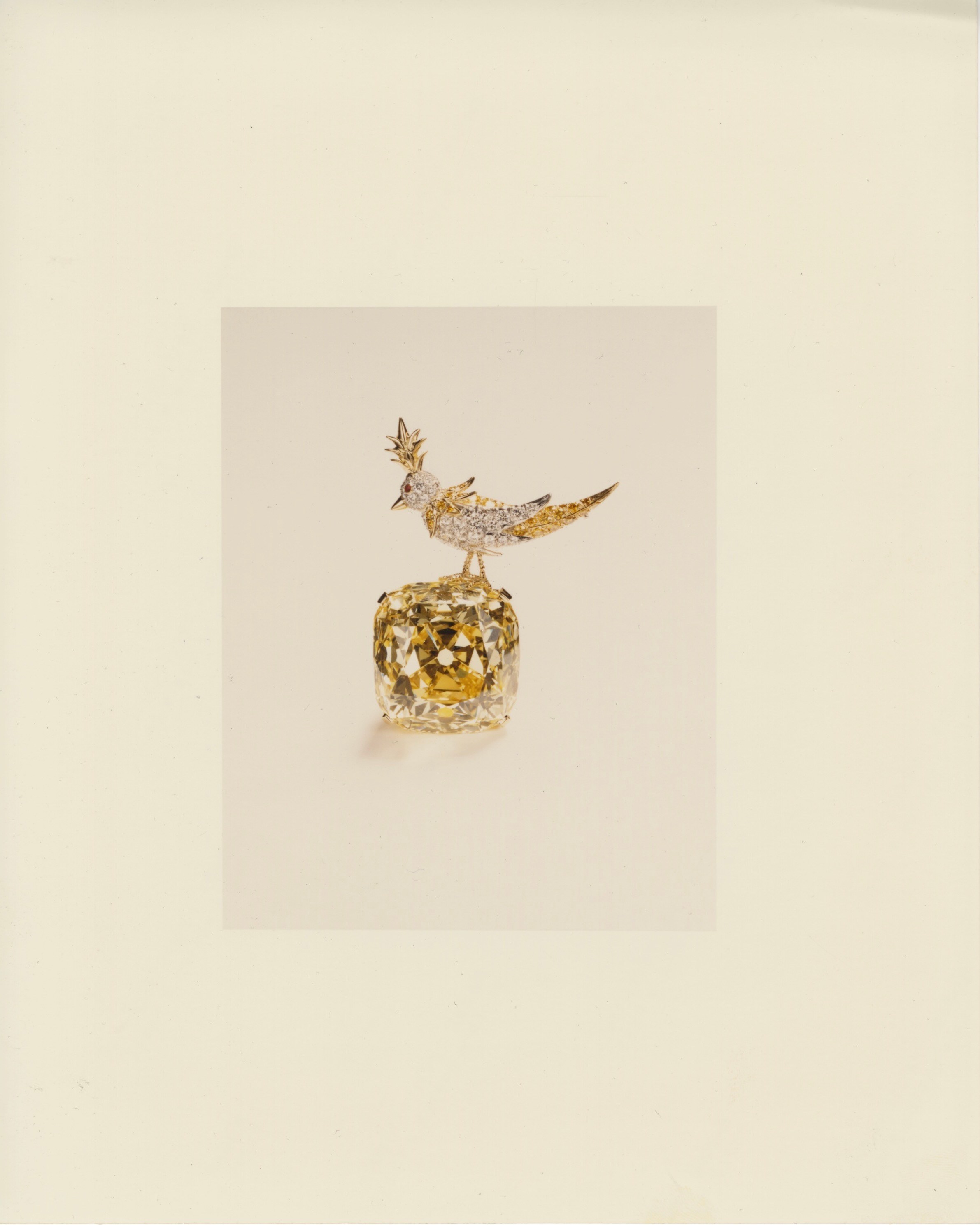 One of the first Bird on a Rock brooches, purchased by socialite and philanthropist Rachel “Bunny” Mellon. (Courtesy of Tiffany & Co.)