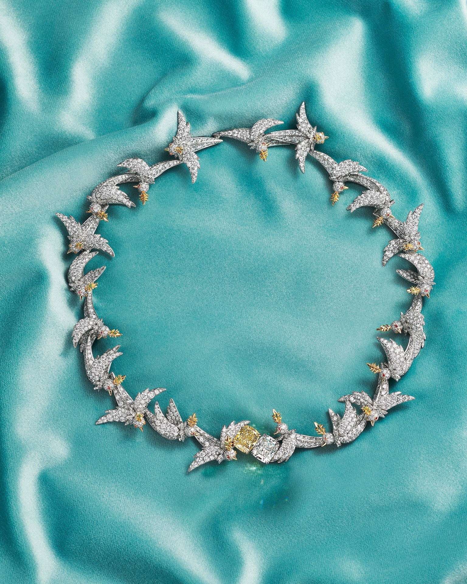 Tiffany & Co. Bird on a Rock necklace