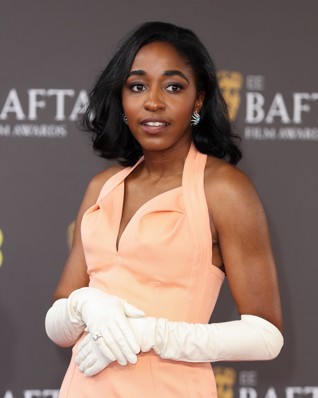 Ayo Edebiri repeating diamond jewelry on the red carpet