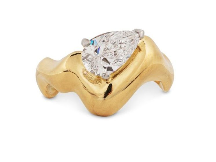 floating diamond ring
