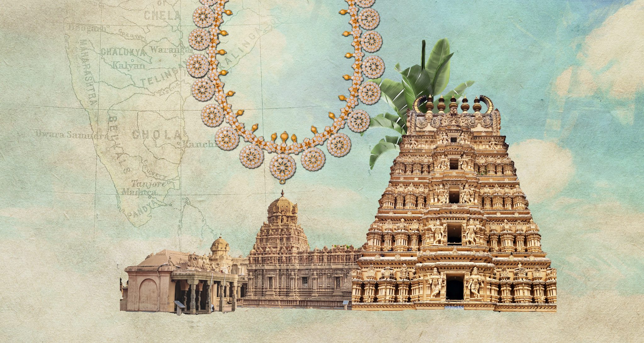 Exquisite bottu malai necklace crafted by Kishandas & Co