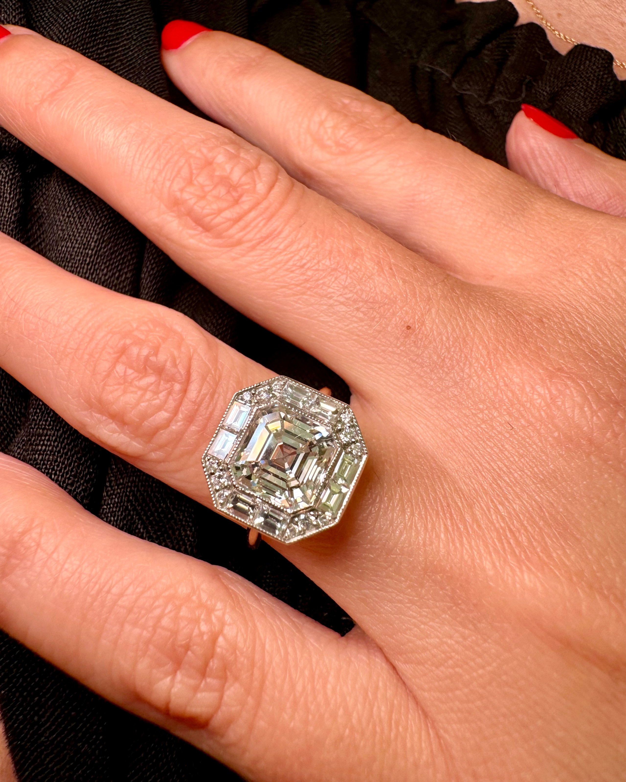 Shelley Brown's Customized Engagement Ring by Ashley Zhang