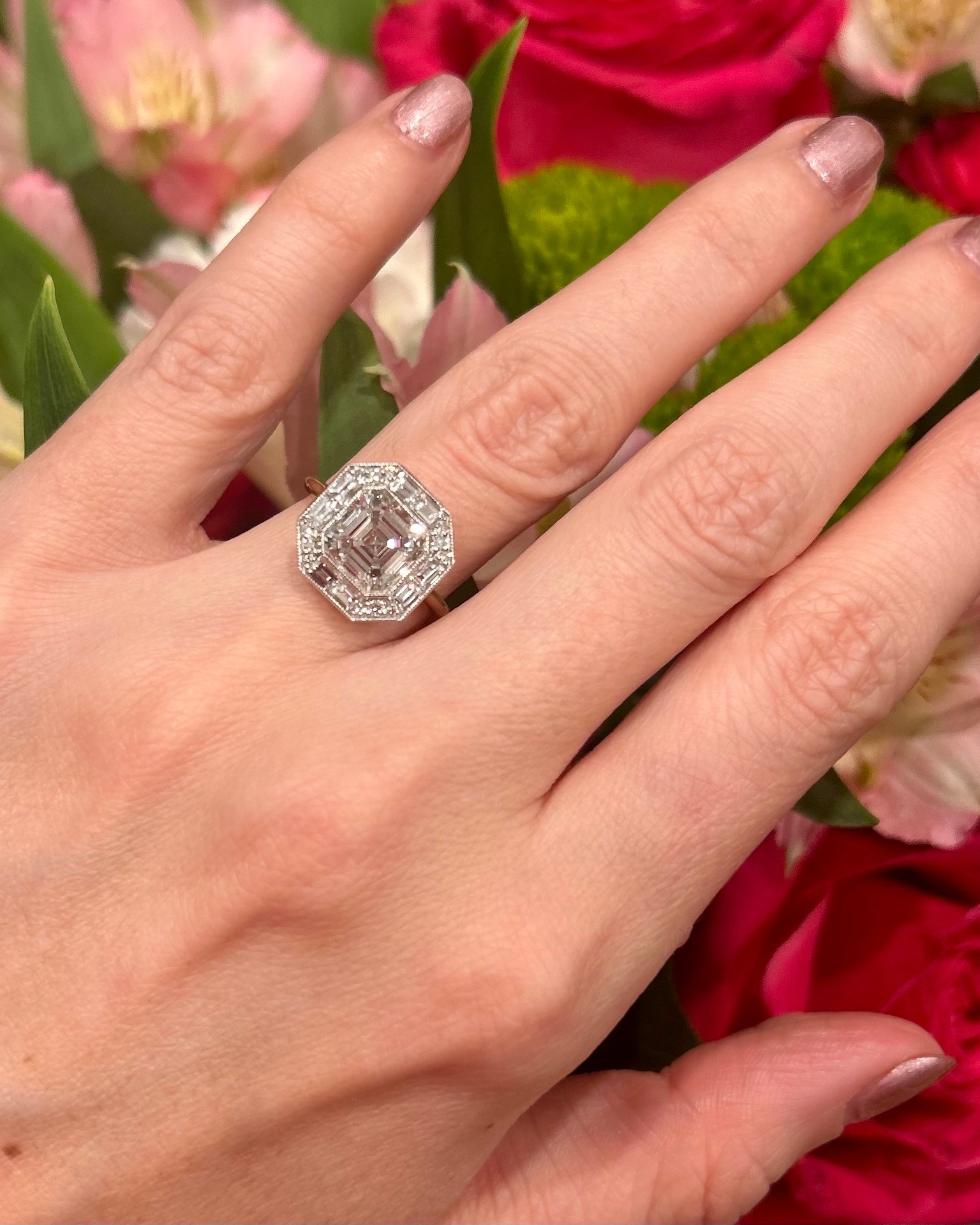 Shelley Brown's Customized Engagement Ring by Ashley Zhang