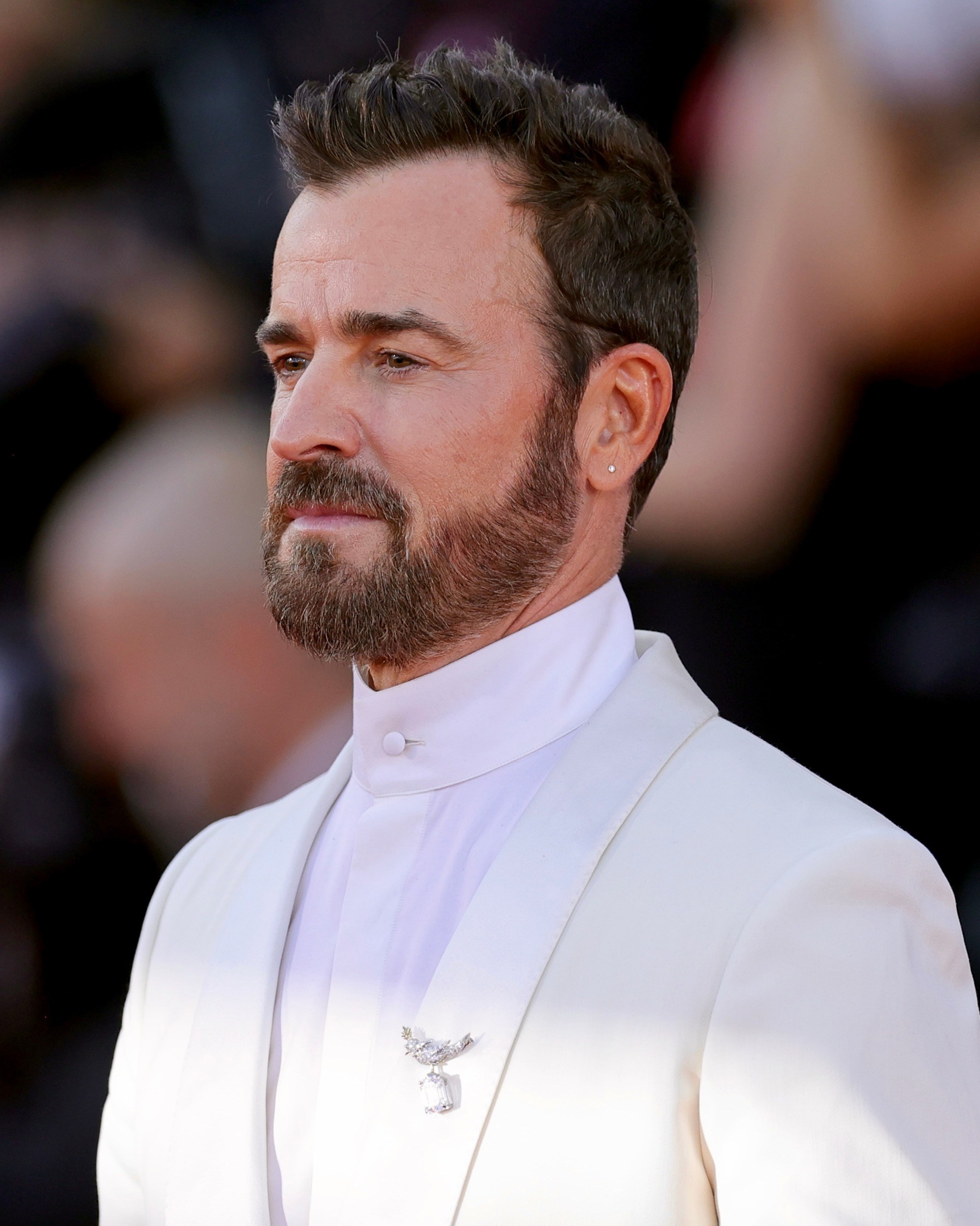 Justin Theroux at the 81st Venice International Film Festival on on August 28, 2024 in Venice, Italy. (Getty Images)