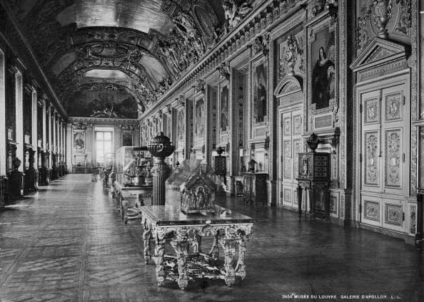 The Apollo Gallery, Louvre Museum, Paris, circa 1895