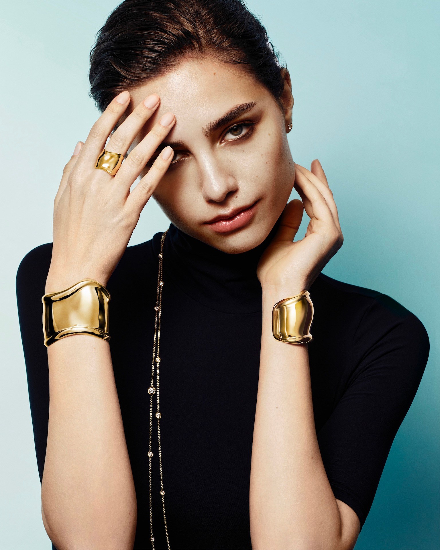 Tiffany & Co. by Elsa Peretti Diamonds by the Yard and Bone Cuffs (Courtesy of Tiffany & Co.)