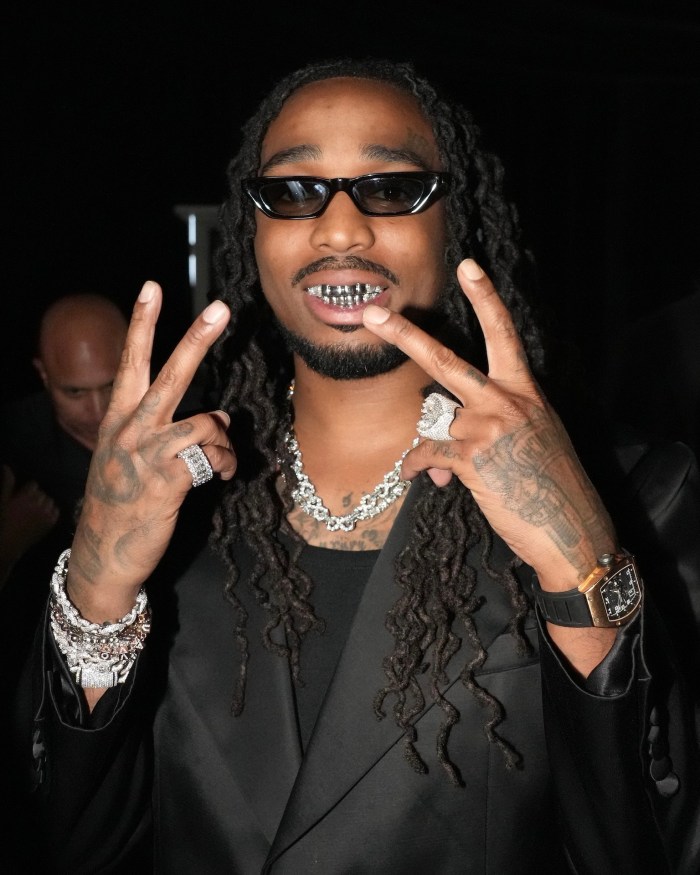 Diamond Grillz Quavo attends the 2024 MTV Video Music Awards on September 11, 2024