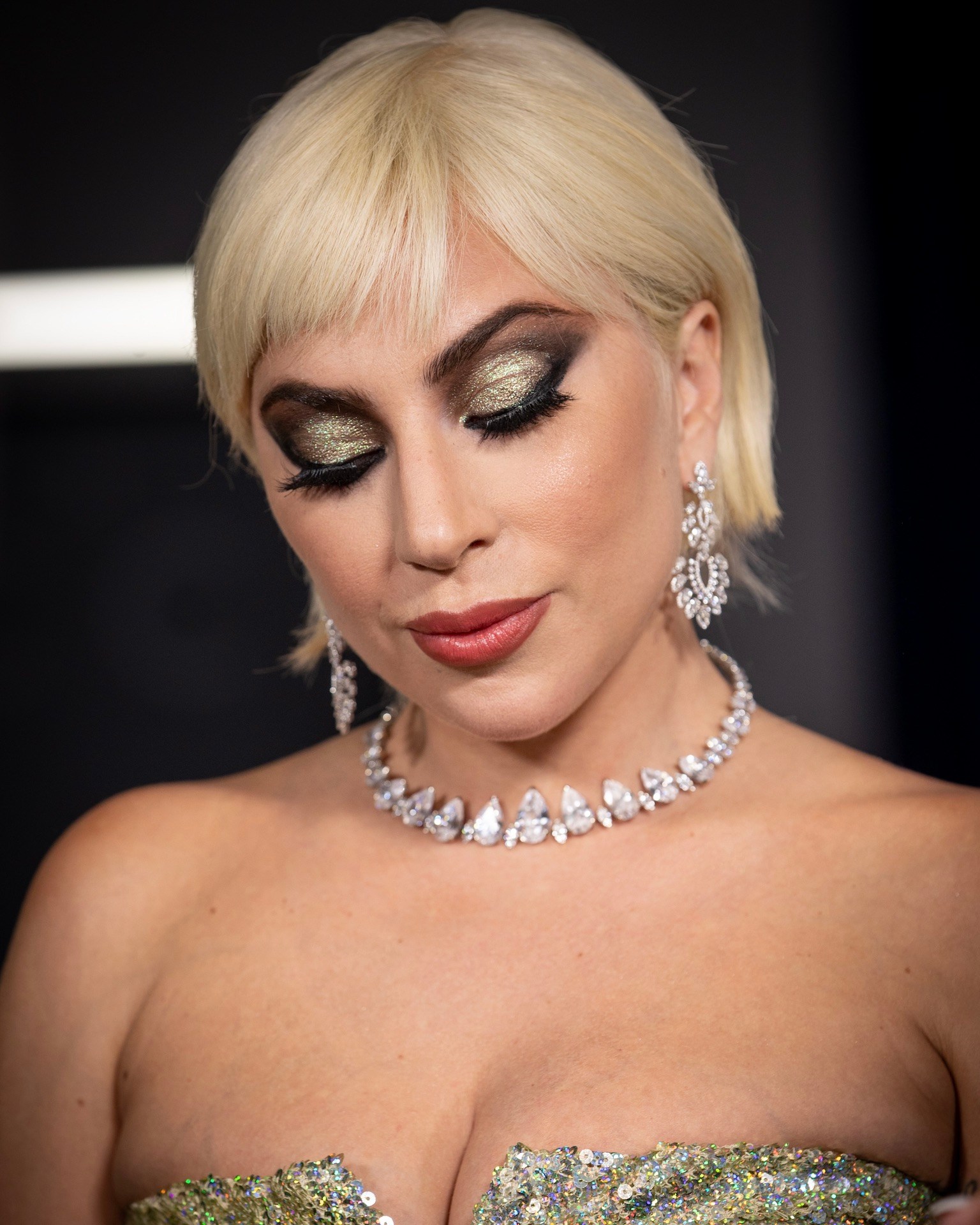 Lady Gaga Wore Messika High Jewelry to the 2021 House of Gucci Premiere
